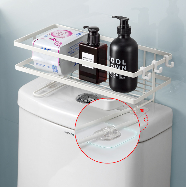Kệ để gọn đồ trên Toilet