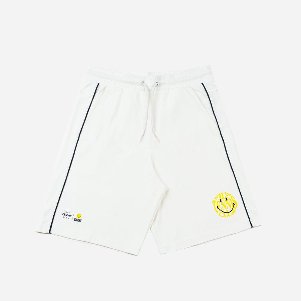 Quần ngắn thể thao unisex Fila Tennis Club X Smiley - FW2HPF4S13X-WHT