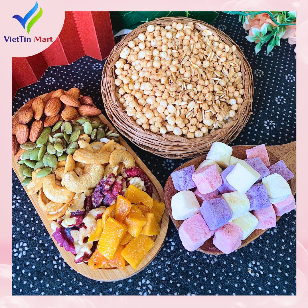 Granola Sữa Chua Yến Mạch Nổ Không Đường 500g VietTin Mart