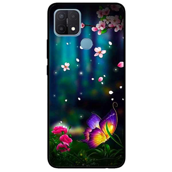 Ốp lưng dành cho Oppo A15 / A15s - Bướm Anh Đào