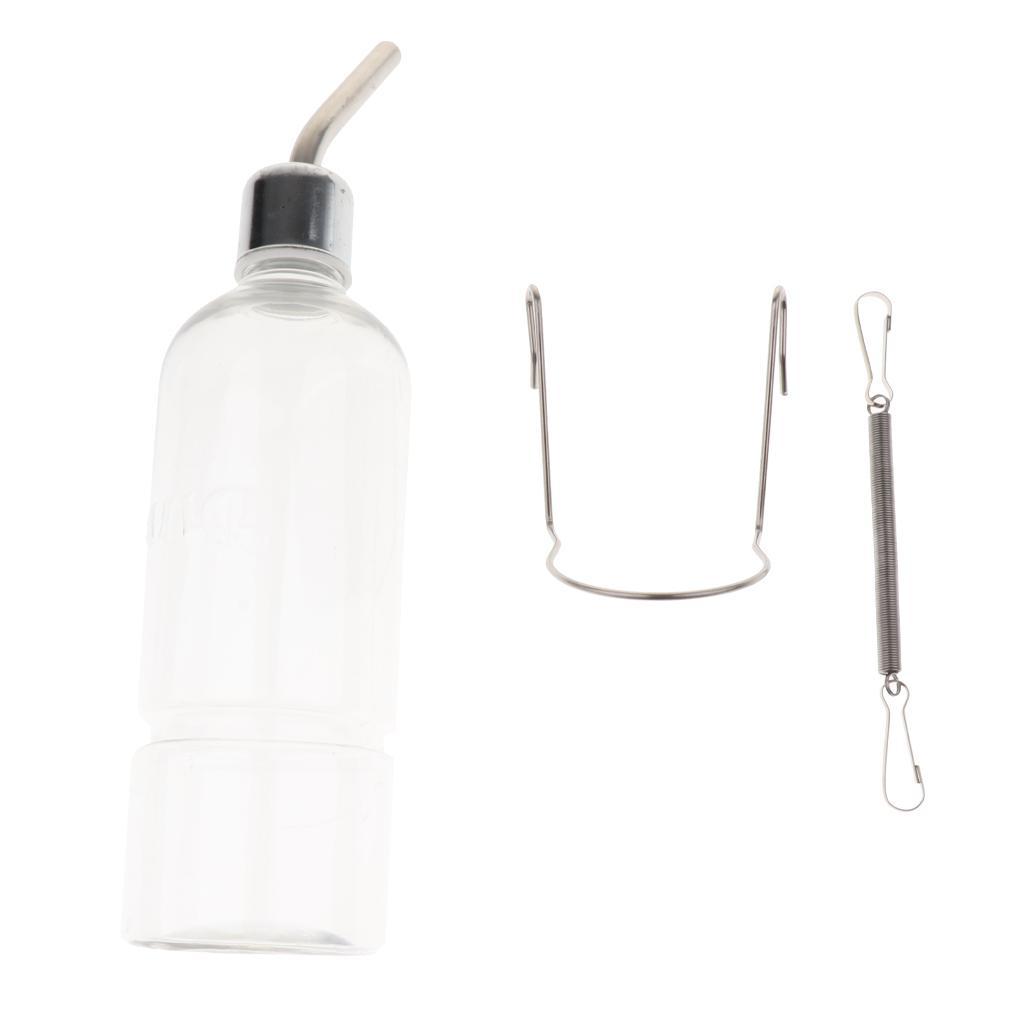 2pcs Hamsters Hedgehog Guinea Pigs Mice Water Drinker Dispenser Bowl Bottle