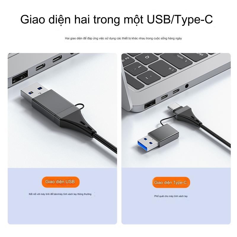 SOAIY Cáp USB Type-C Ra HDMI Cho Tất Cả Dòng PC, Máy Tính, Laptop Kết Nối Lên Màn Hình Tivi JH-Z935 - Hàng Nhập Khẩu