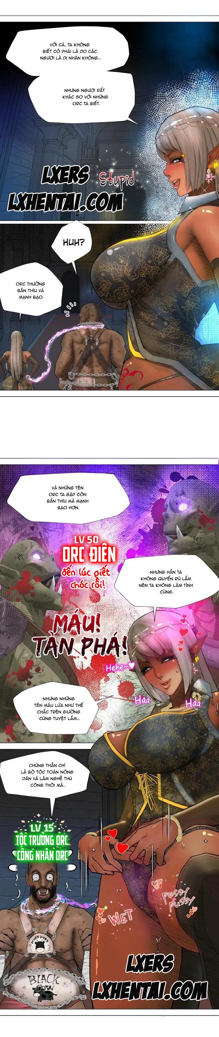 nữ hoàng dark elf và bầy tôi orc chapter 4 14