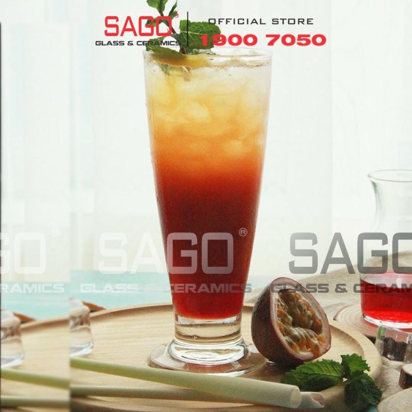 Ly Thủy Tinh  Tiara Footed 395ml | B17514 , Nhập Khẩu Thái Lan