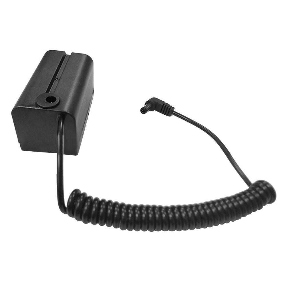 Bộ ghép nối NP-F750 DC cáp lò xo thay thế Pin cho màn hình nguồn điện bên ngoài