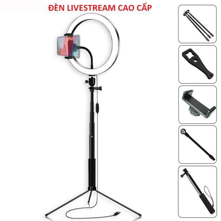 Đèn Livestream, Đèn Makeup - Đèn Chụp Ảnh 26cm Siêu Nét Hot 2020