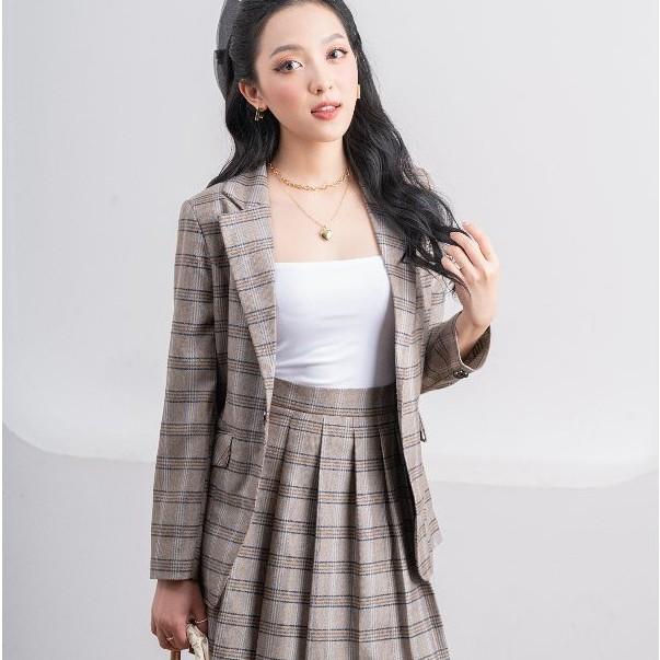 Áo khoác blazer, áo vest nữ kiểu Hàn Quốc tay lỡ, chất vải đẹp, nhiều màu Blz04 - Thời trang công sở WFstudios
