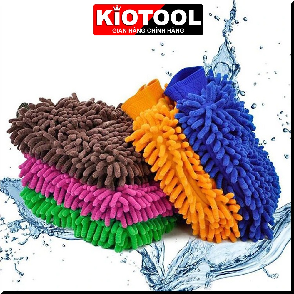 Bao tay lau rửa xe Kiotool cho ô tô xe máy xe đạp chuyên dụng