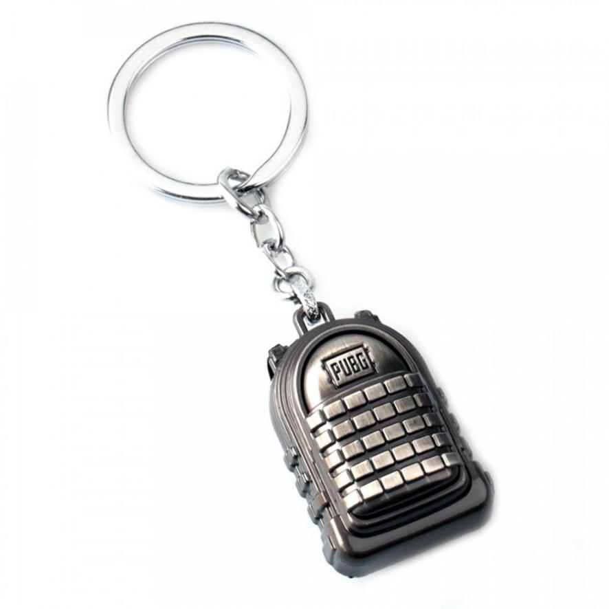 Móc khóa balo 3 loại móc khóa PUBG dập  logo PUBG màu tươi sáng