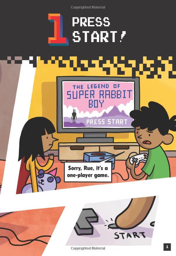 Sách ngoại văn: PRESS START! #2: SUPER RABBIT BOY POWERS UP!