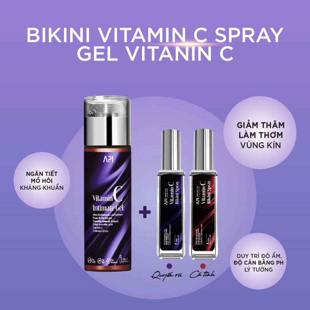 Nước Hoa Bikini Api - Xịt Thơm Bikini Quyến Rũ Spays Mee Natural Khử Mùi Ngăn Khuẩn 20ml