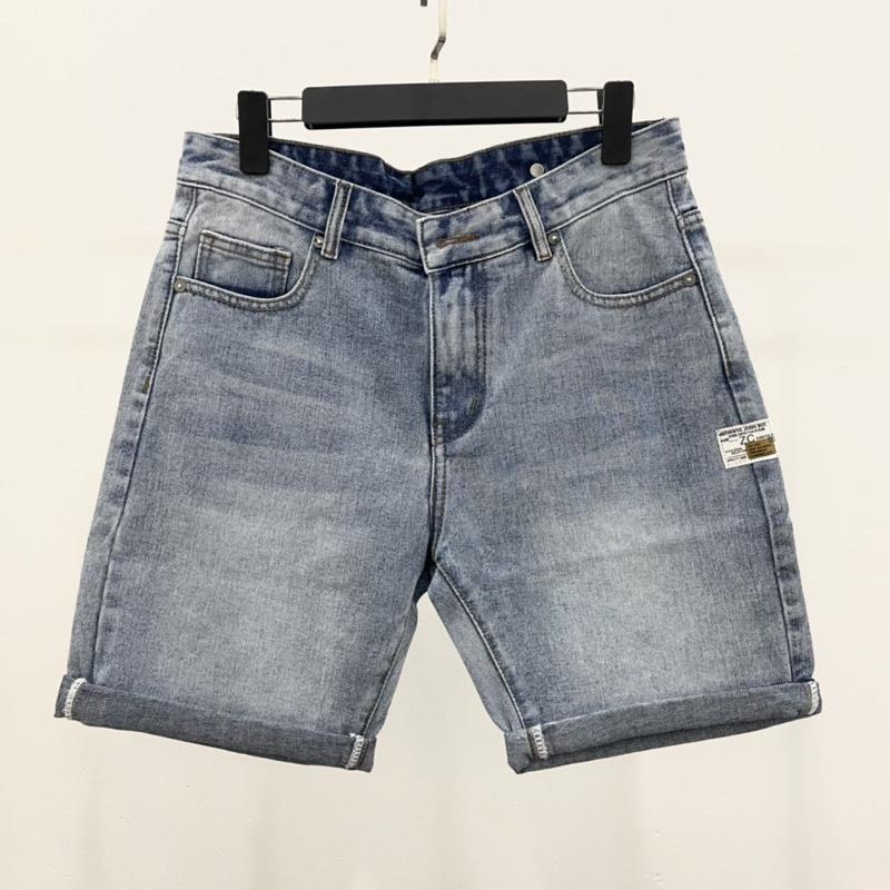 Quần Short Jeans Nam , Quần Đùi Nam Chất Jeans Màu Xanh Đá - Màu Đen - Peaceout Studios