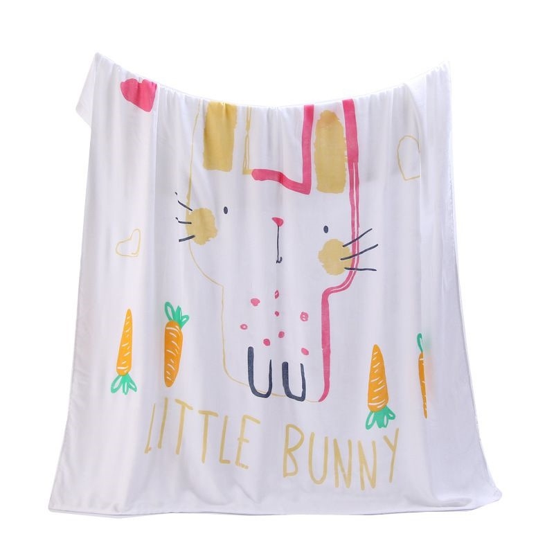 Chăn lụa cotton cao cấp siêu mềm mại đắp cực thích kích thước 1m *1.1m