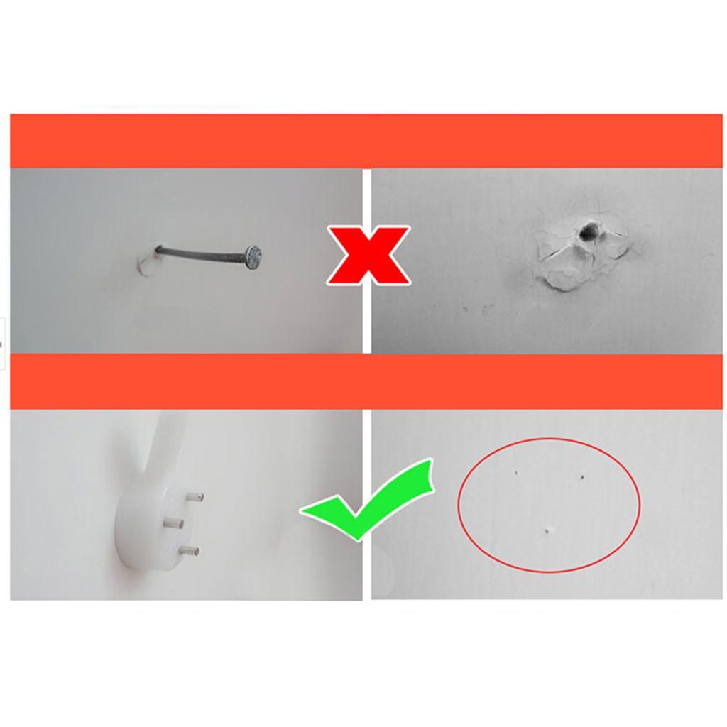 60 Hard Picture Frame Hooks Photos Mirror Hanging 20x40mm/15x25mm/15x30mm
