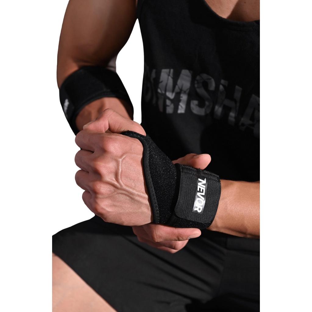 Băng quấn cổ tay xỏ ngón tập Gym Nevor BQT02 co dãn mạnh bảo vệ, giảm thiểu chấn thương cổ tay