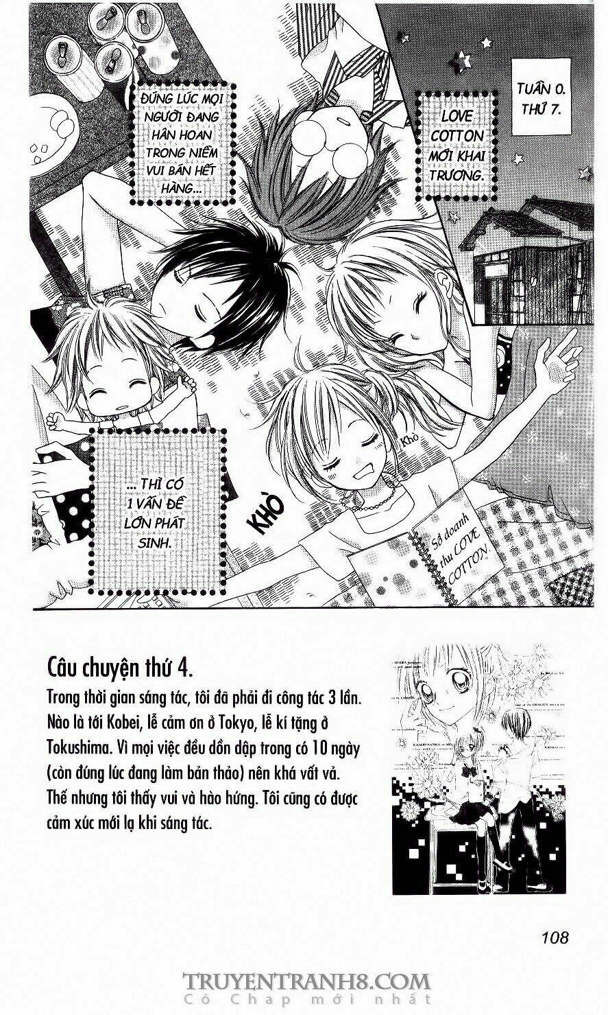 tiệm thời trang, love cotton chapter 4 22