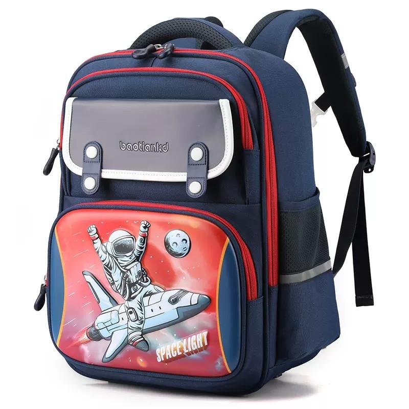Balo học sinh tiểu học cho bé trai gái đi học cấp 1 vải Oxford cao cấp màu pastel dễ thương BF18-121