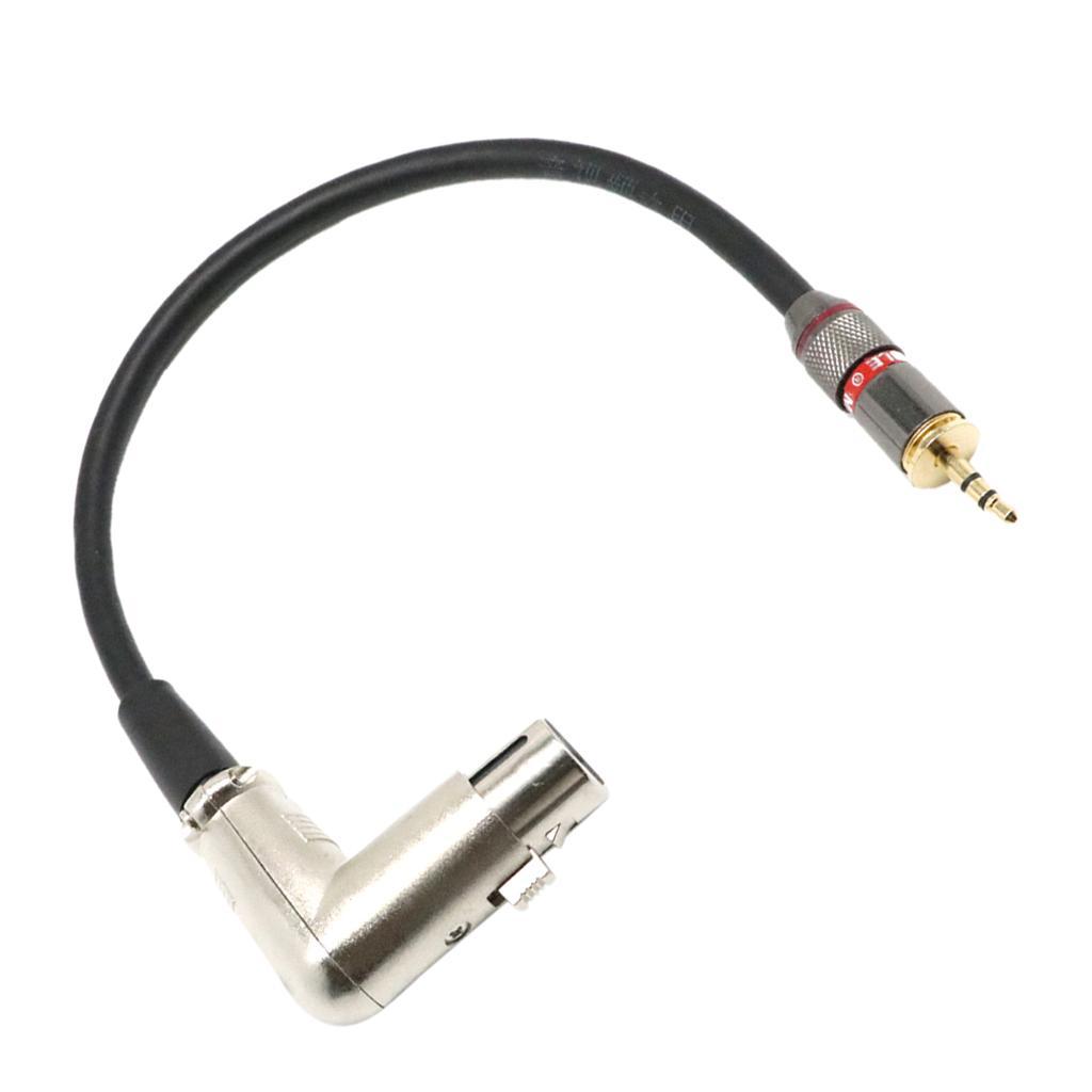 2x 3.5mm TRS To XLR Male To Female Mono Microphone Audio Cable