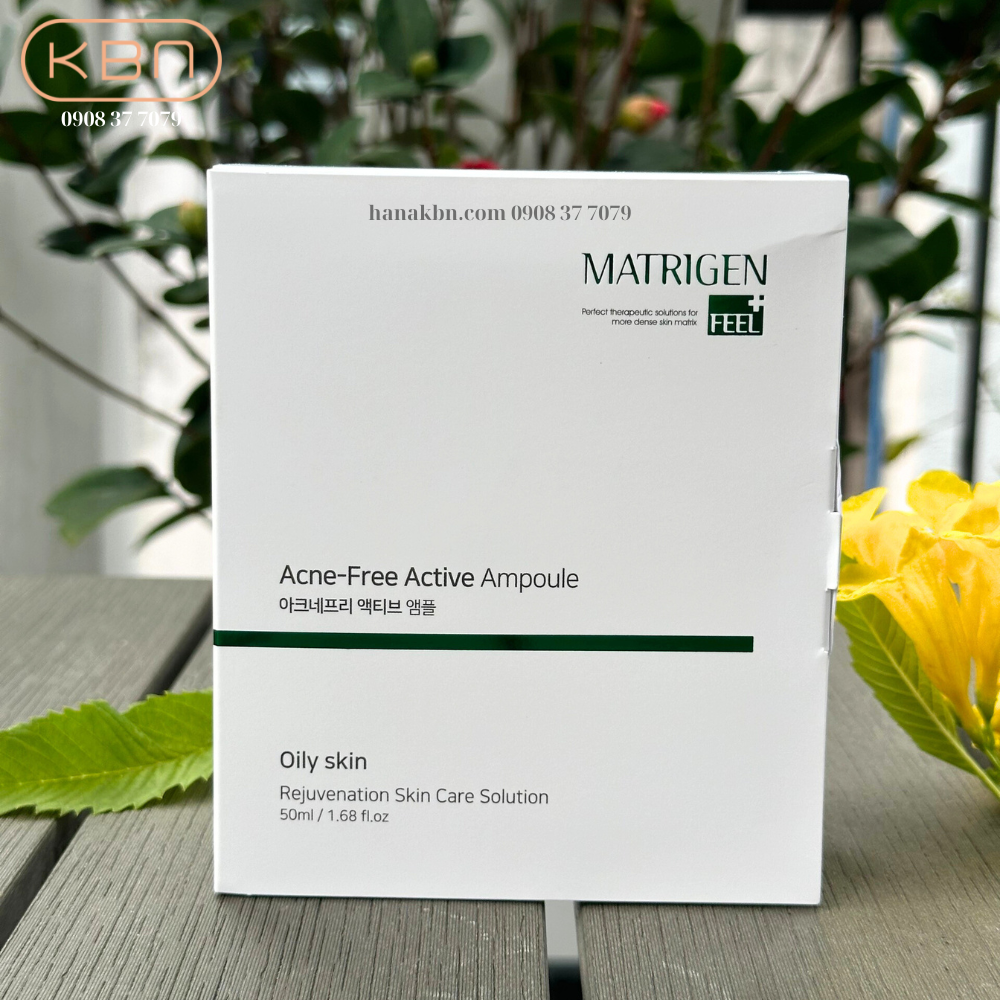 Serum Mụn Matrigen Ance Free Active Ampoule 50ml, Tinh Chất Cho Da Đầu Da Mụn Hàn Quốc