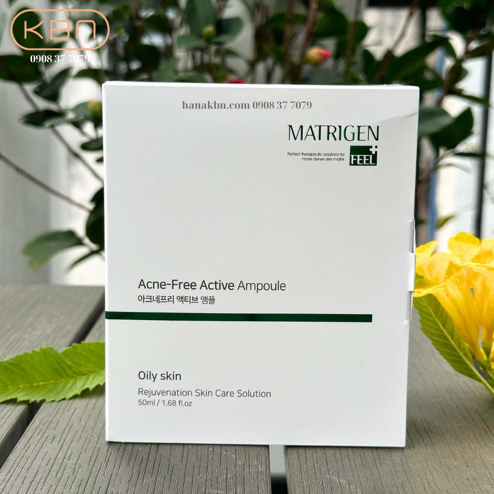 Serum Mụn Matrigen Ance Free Active Ampoule 50ml, Tinh Chất Cho Da Đầu Da Mụn Hàn Quốc (Hàng Chính hãng)