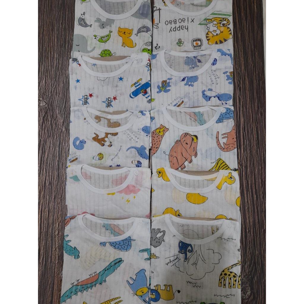 Bộ Cotton Giấy Dài Tay