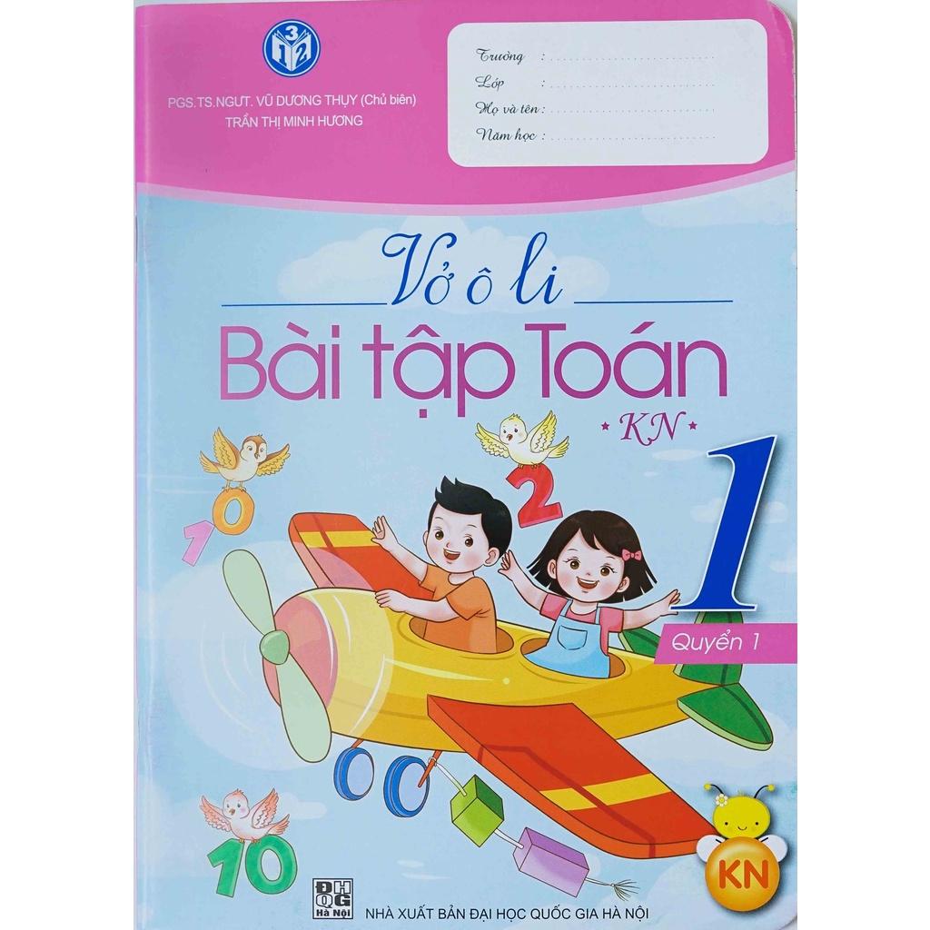 Combo bộ vở ô li lớp 1 - Bộ Kết nối tri thức