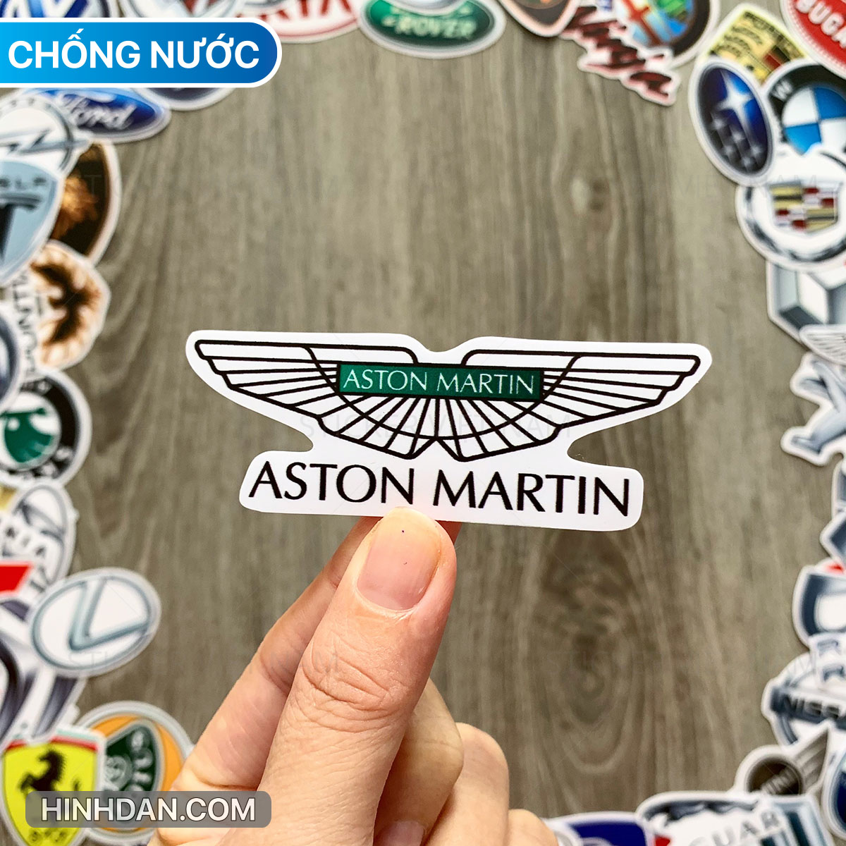 Sticker LOGO SIÊU XE - Dán Trang Trí - Chất Liệu PVC Cán Màng Chất Lượng Cao Chống Nước, Chống Nắng, Không Bong Tróc Phai Màu