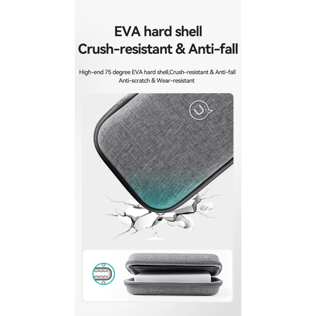 Túi đựng phụ kiện điện thoại chống sốc chống nước có quai USams Portable Storage Bag ZB290 _  Hàng chính hãng