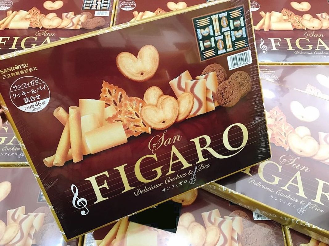 Bánh quy cao cấp Sanrotsu Figaro 18 chiếc