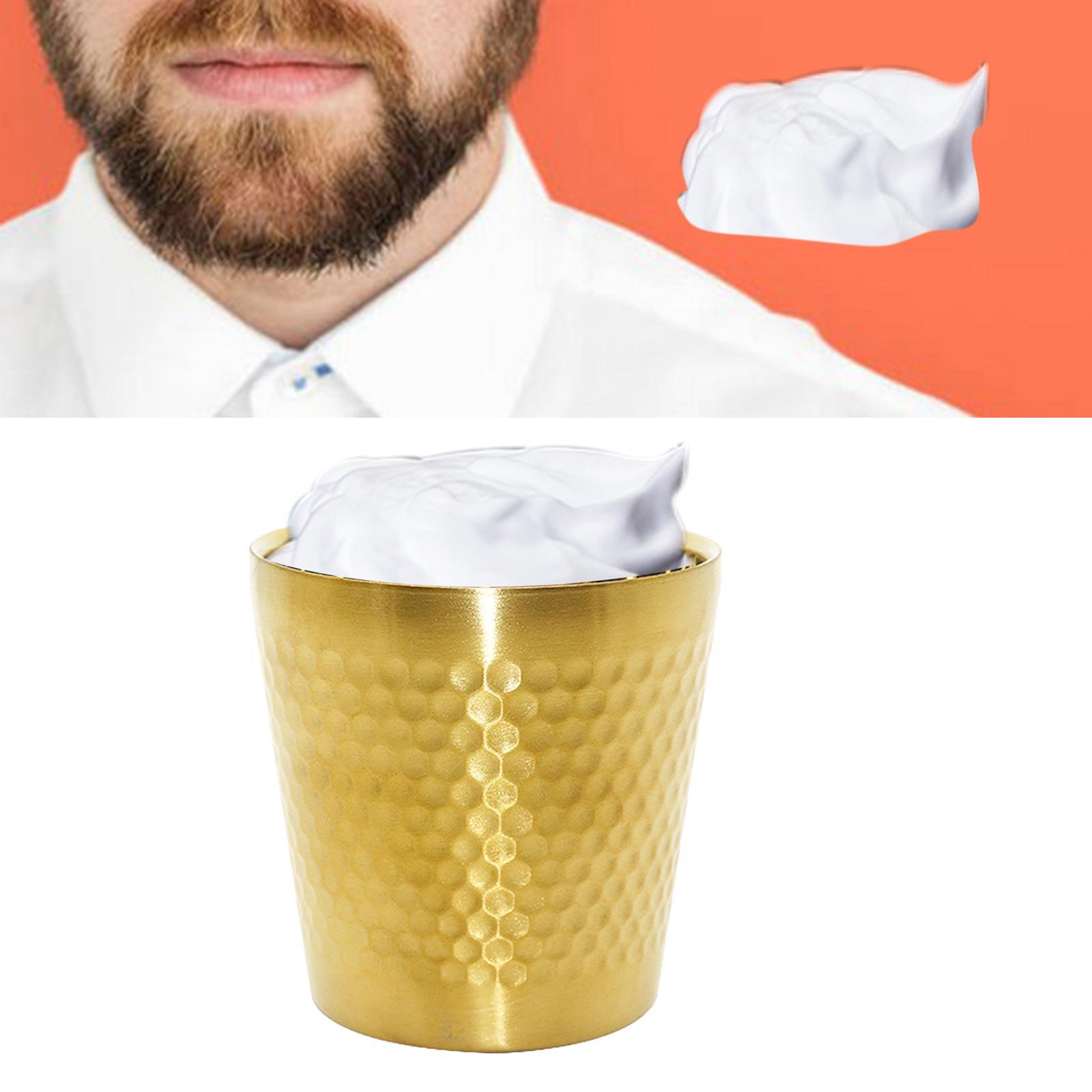 Stainless Steel Shaving Soap Bowl Bowl Mug Shaving Mug for