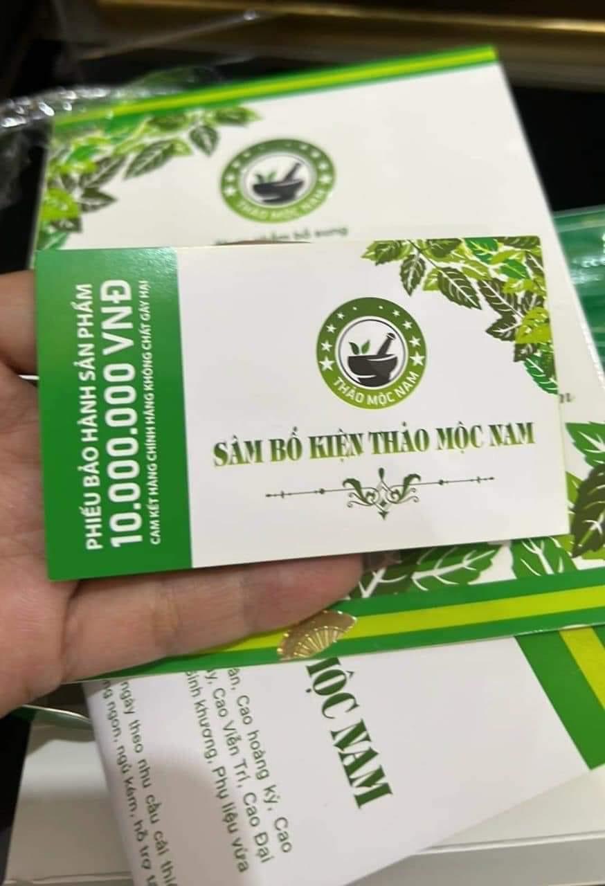 Sâm Bổ Kiện Thảo Mộc Nam - Tăng Cân Hiệu Quả 2-4kg sau 1 hộp.