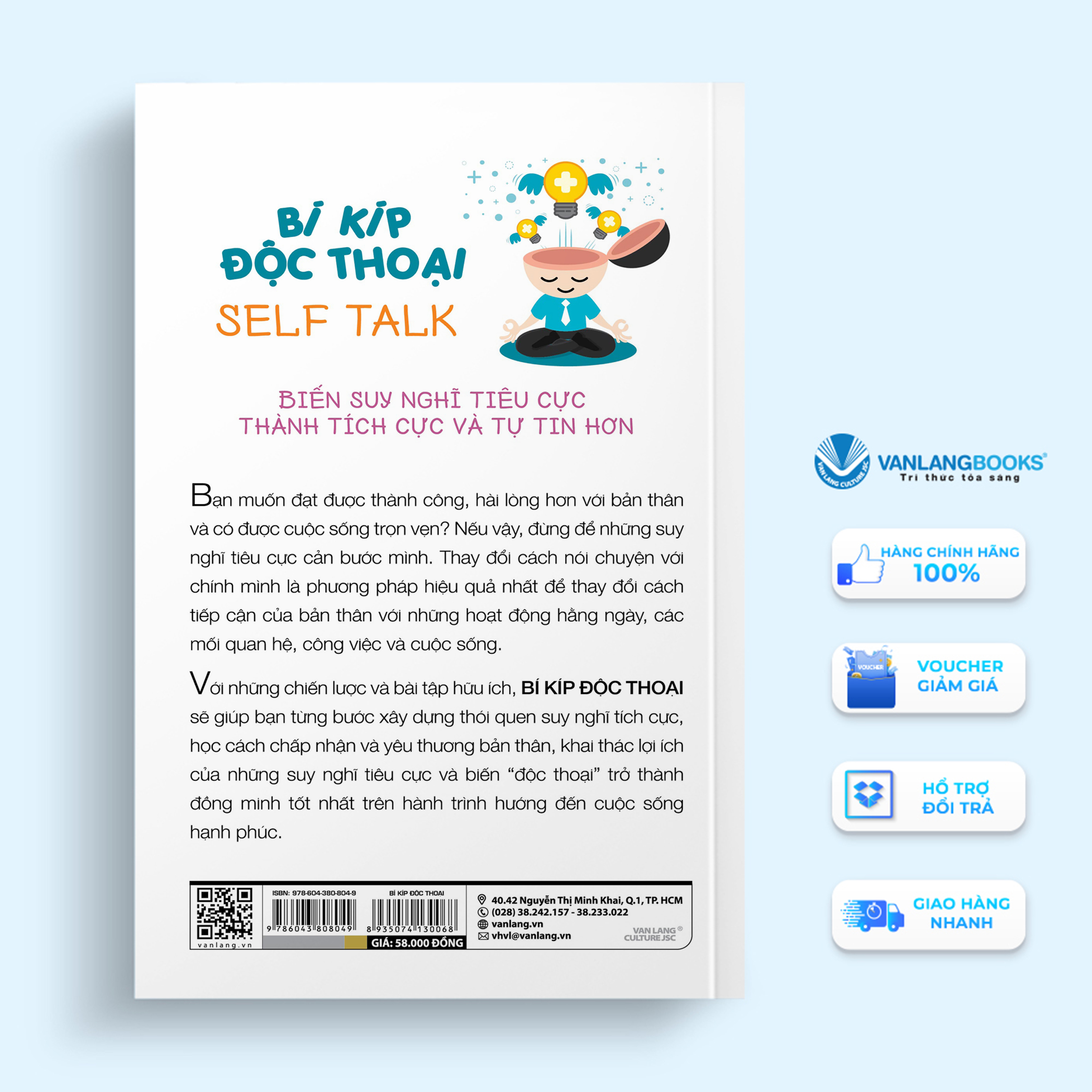 Bí Kíp Độc Thoại - Self Talk - Vanlangbooks