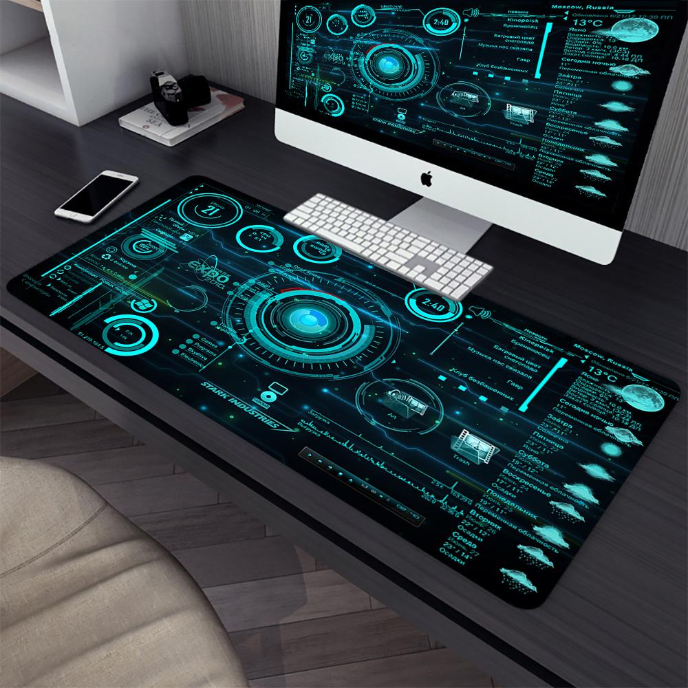 Jarvis Stark Industries lớn Chuột chơi game Pad Máy tính MOUSEPAD PC GAMER LAPTOP MOUSE MAT OFFE