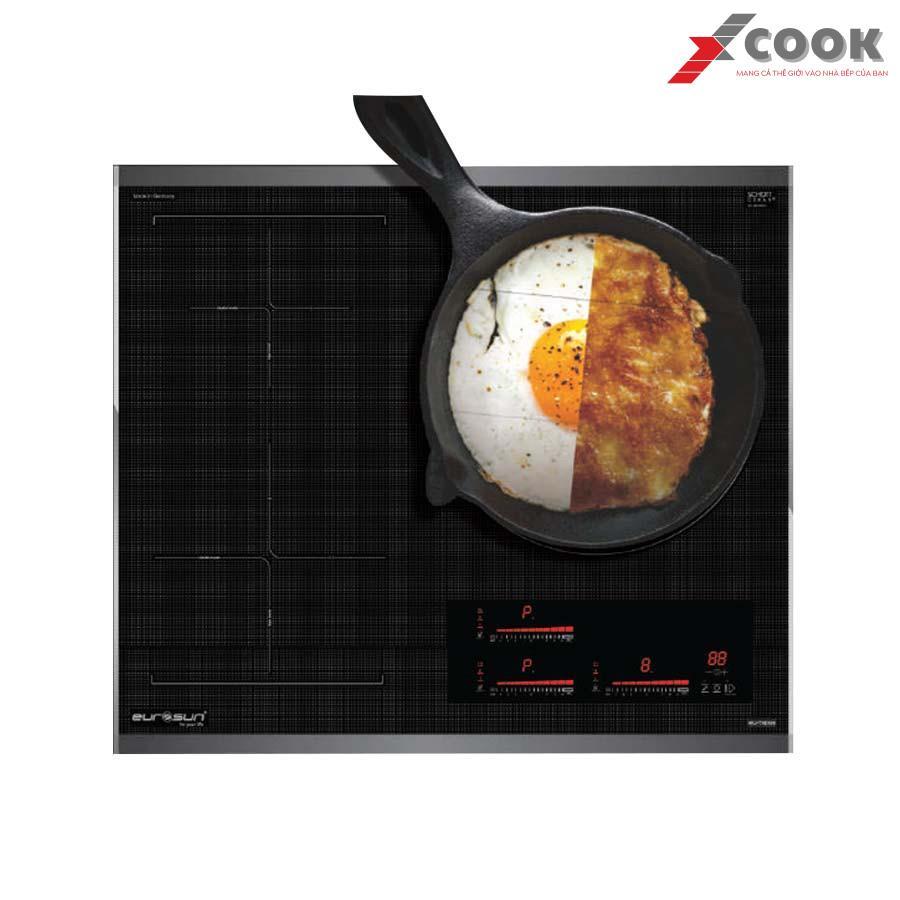 [XCook.vn] Bếp từ 2 lo âm Eurosun EU-T905G Tặng bộ nồi từ 0394467799