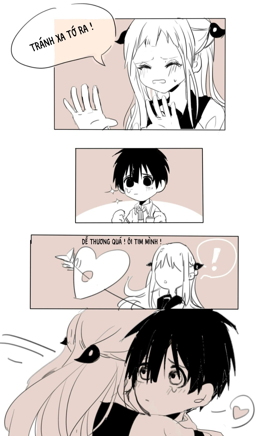 những mẫu truyện nhỏ của hanako do fan vẽ chapter 7 1