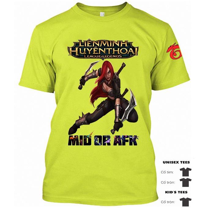 Áo Thun KATARINA, Áo Thun Liên Minh KATARINA Cực Đẹp - Áo Thun LMHT - LOL Tshirt