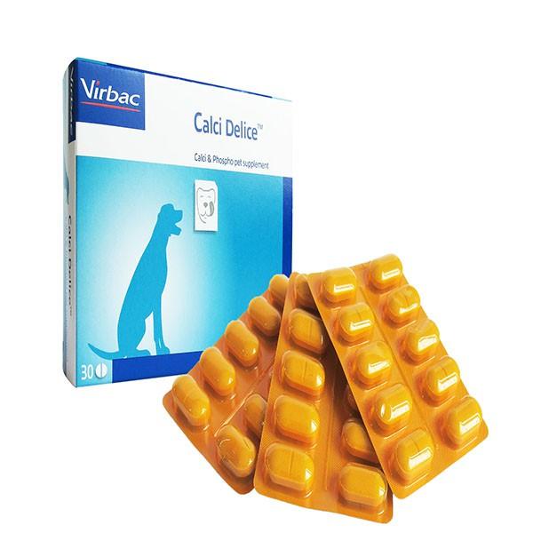 Canxi Pháp Calci-Delice - Bổ xung Canxi và khoáng chất cho thú cưng - Virbac