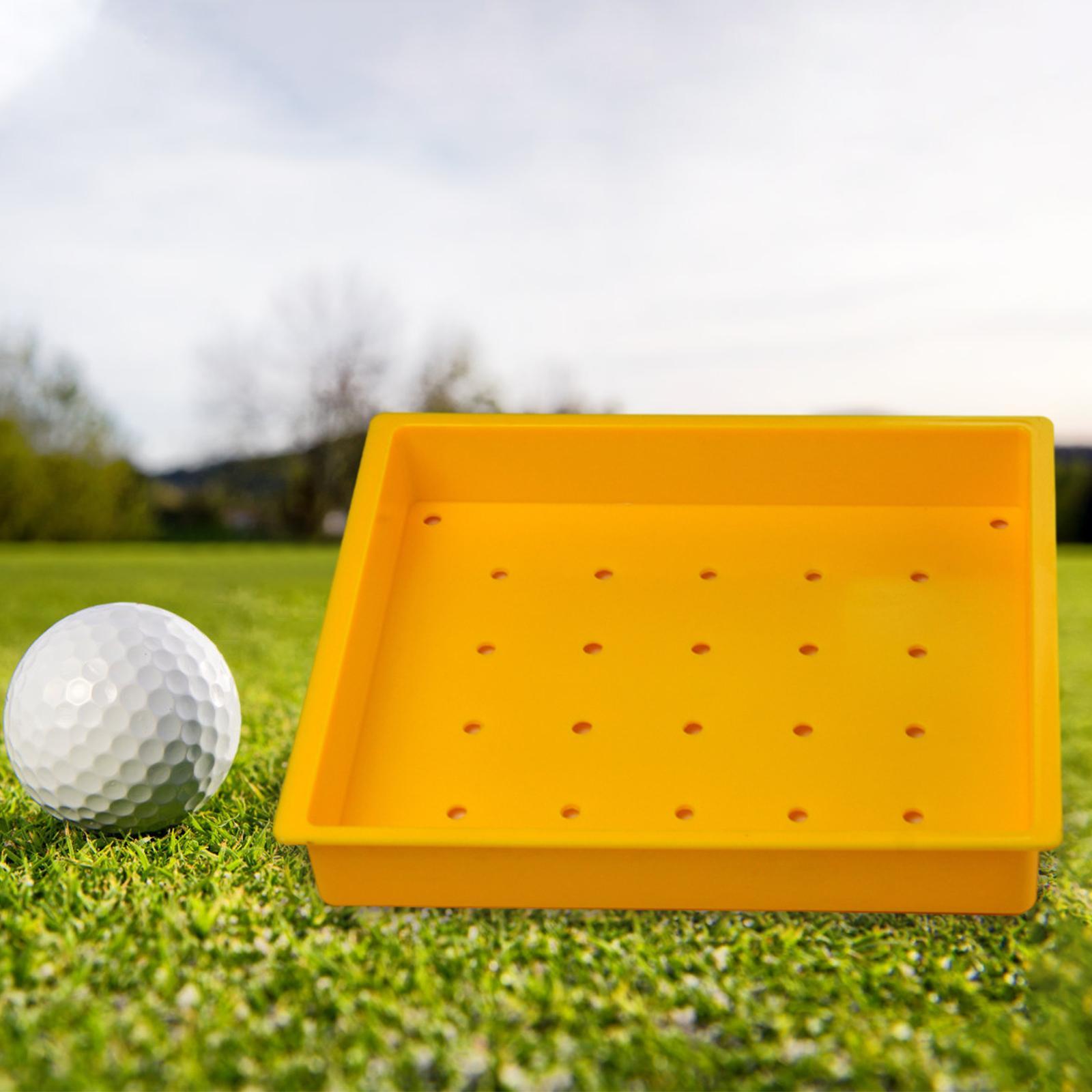 Large Golf Ball Tray Practice Driving Range Golfballs Container Golfing