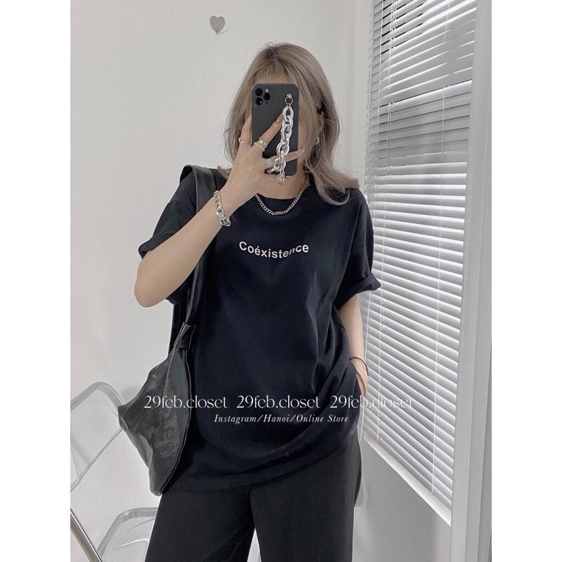 Áo phông tay lỡ 3158 siêu xinh chất cotton khô