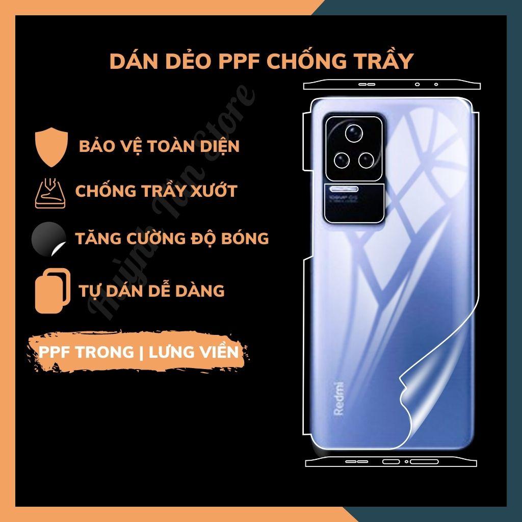 Miếng dán ppf redmi k50 , k50 pro trong suốt hoặc nhám chống vân tay bảo vệ camera mua 1 tặng 1 phụ kiện huỳnh tân store