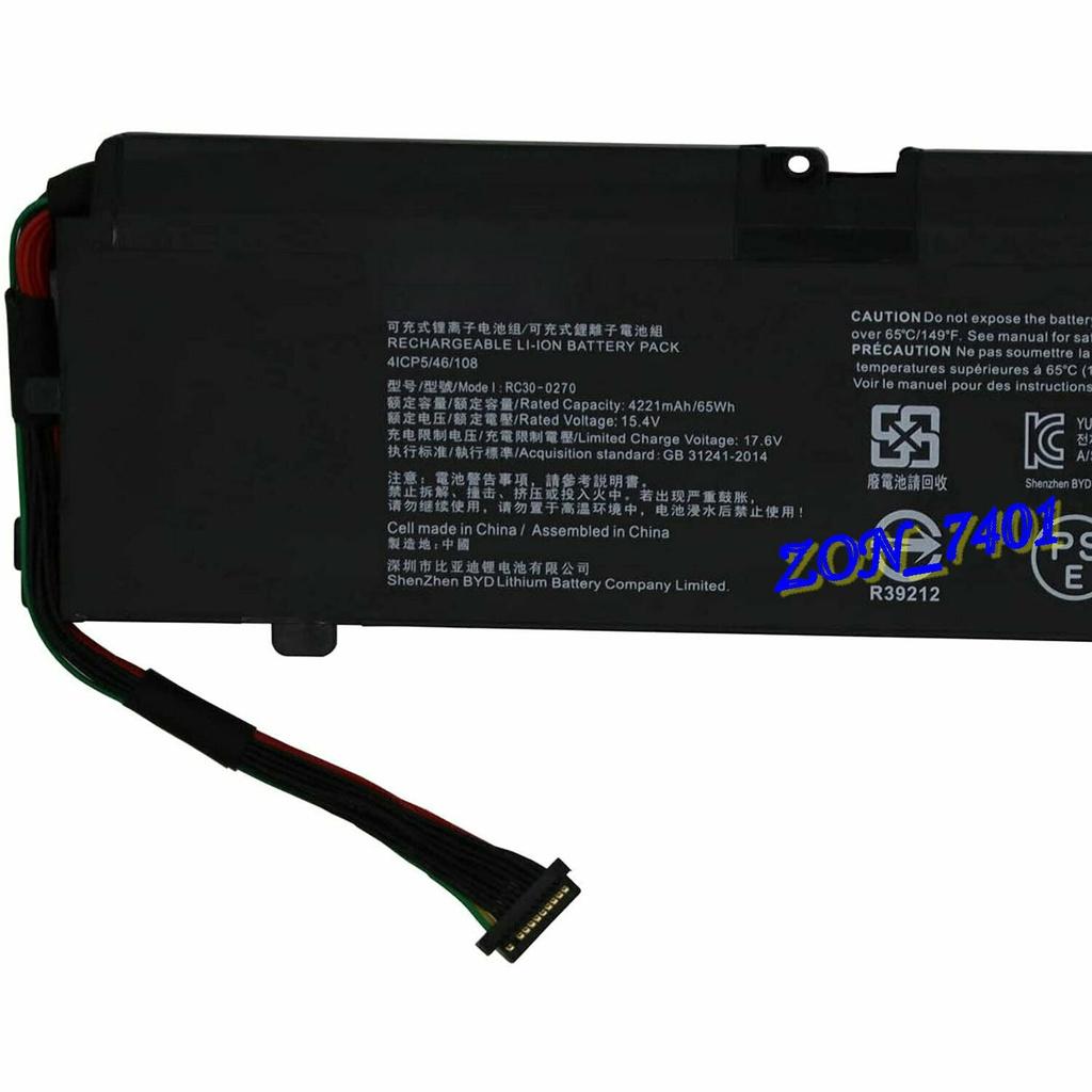 Pin Laptop Razer Blade 15 RZ09-0270 RC30-0270 Battery Original 65Wh