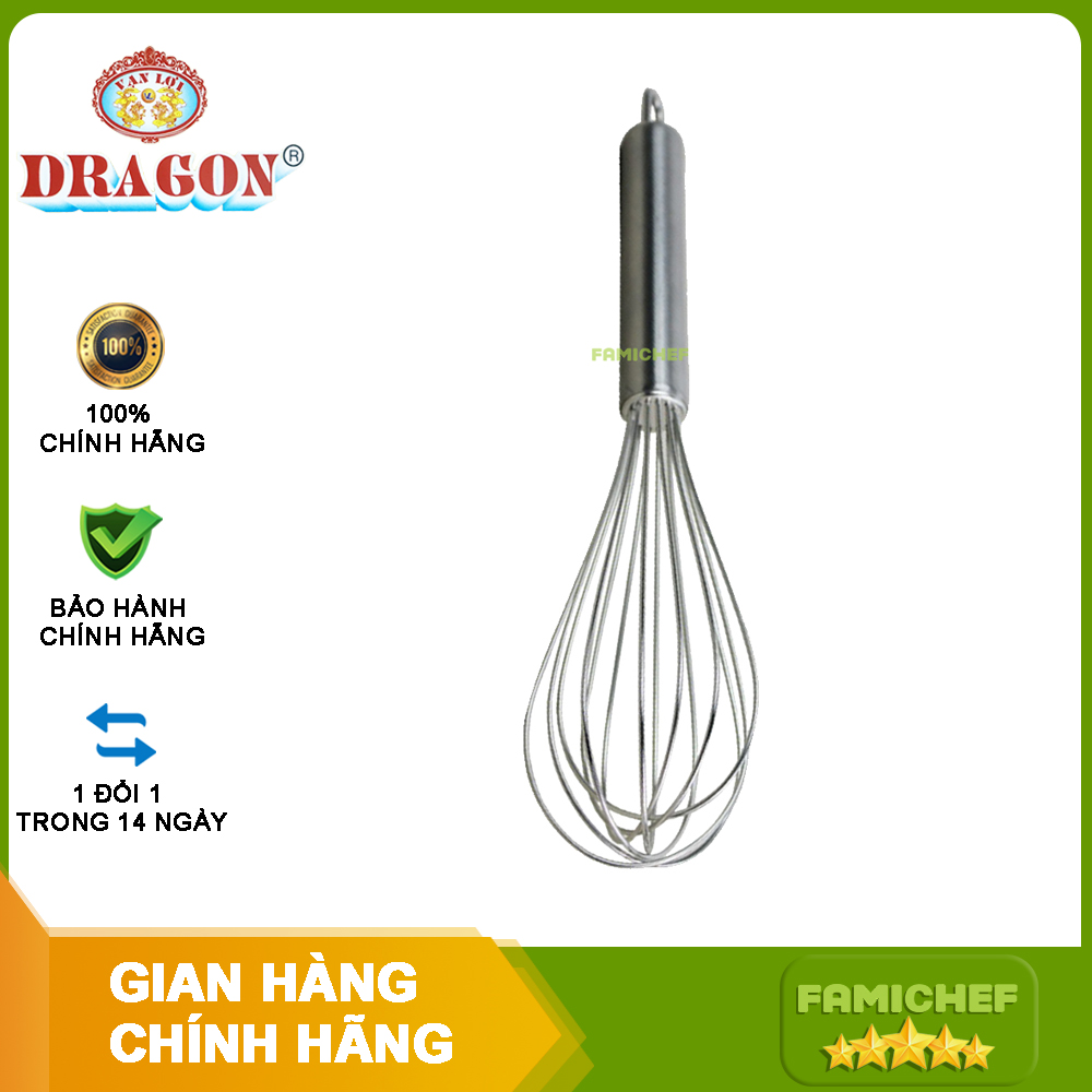 Dụng cụ đánh trứng đánh bột cầm tay Dragon D086