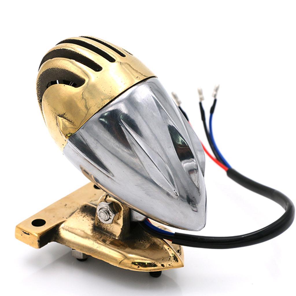 Brass Motorcycle LED Brake Tail Light  Lights for Motorbikes ATV