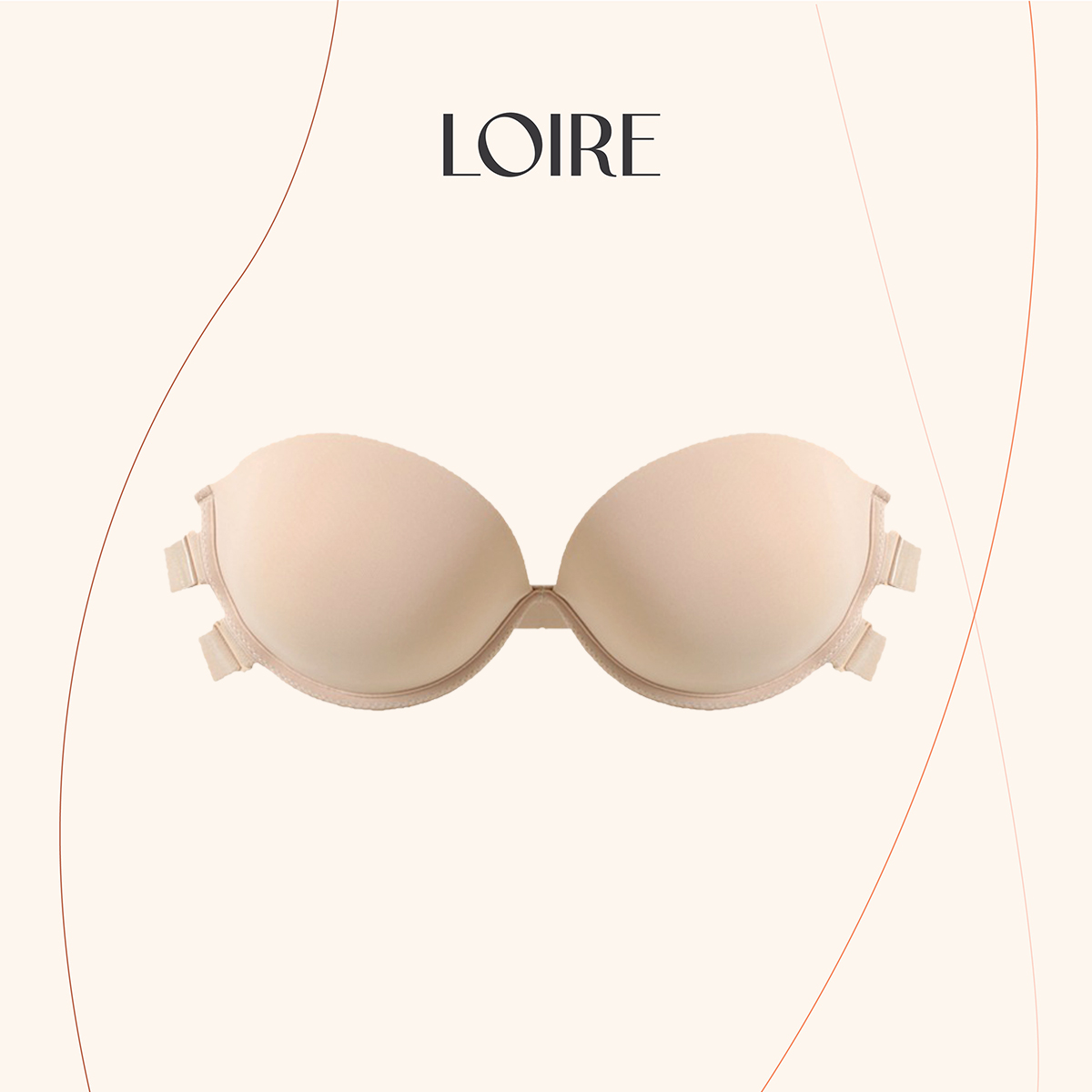Áo Quây Nâng Ngực Chống Tụt Tặng Kèm Dây Trong LOIRECHIC BRQ06
