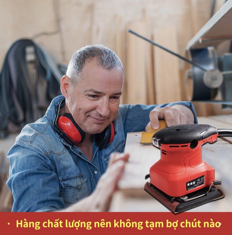 Máy chà nhám kiêm đánh bóng điện 220V