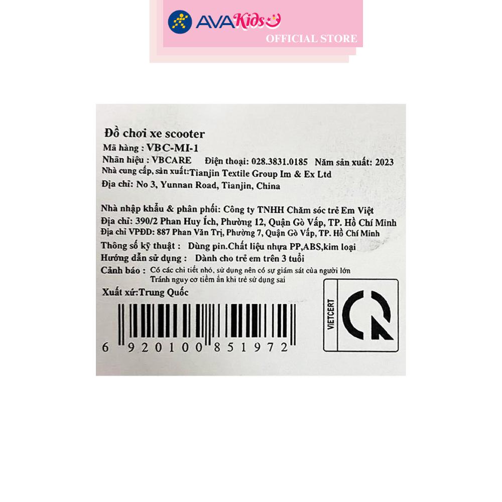 Xe scooter VBCare VBC-MI-1 (từ 3 tuổi) - HÀNG CHÍNH HÃNG