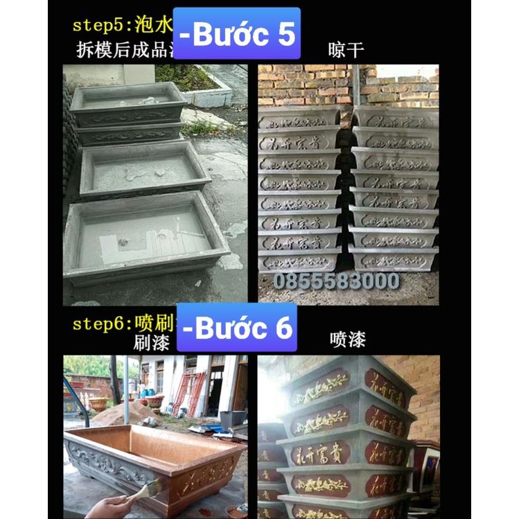 Khuôn đúc chậu cảnh chữ nhật 1m2