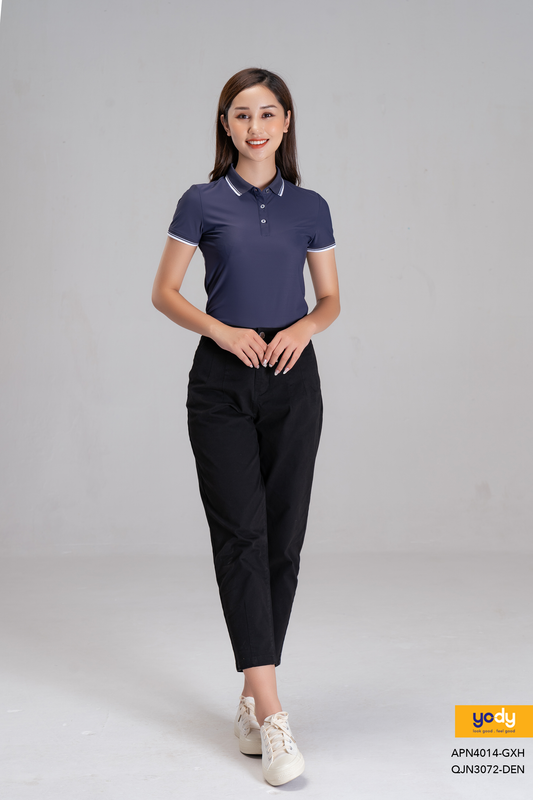 Quần Jean Kaki Nữ YODY Cạp Cao Tôn Dáng Thoải Mái Khi Vận Động - QJN3072