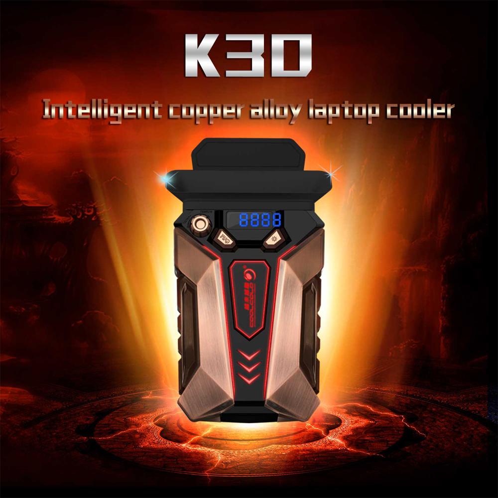 Quạt tản nhiệt bằng hợp kim nhôm cho laptop COOLCOLD K30