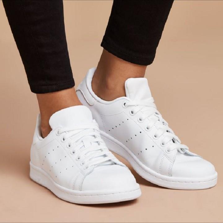 GIÀY THỂ THAO SNEAKER NAM FULL TRẮNG LƯỠI GÀ DÀY ĐẾ 2 LỚP